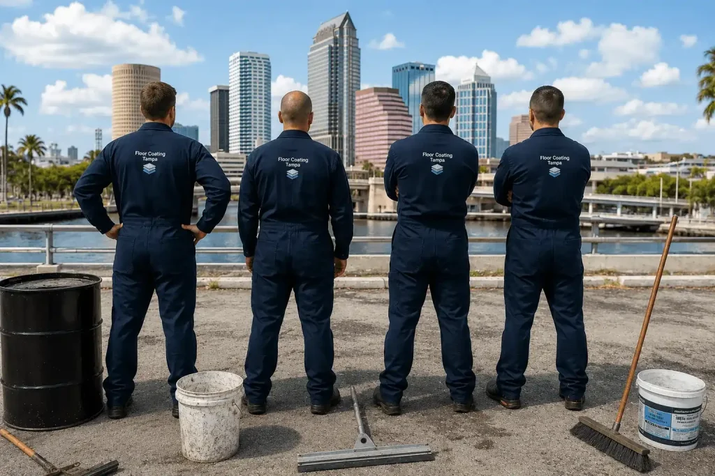 About Floor Coating Tampa Simiron certified polyaspartic specialists
