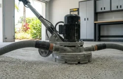 Professional diamond grinding for concrete floor prep in Tampa Bay